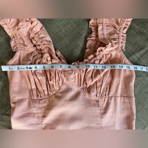 Free People NEW Like A Lady Mini Dress Cocoa Dress Size Med NWT - Picture 14 of 14